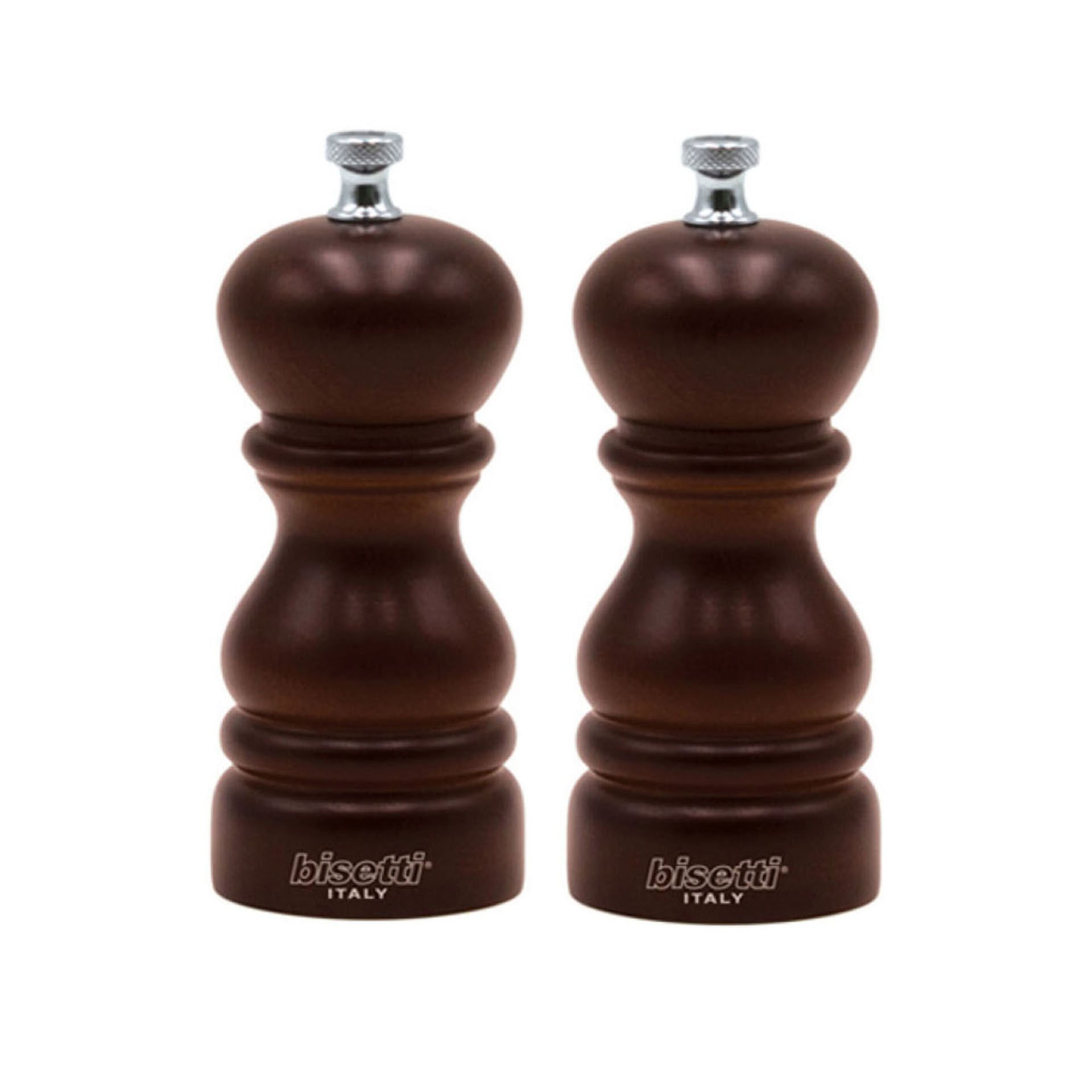 Bisetti Roma 13 cm Ahşap Ceviz Baharat Değirmeni