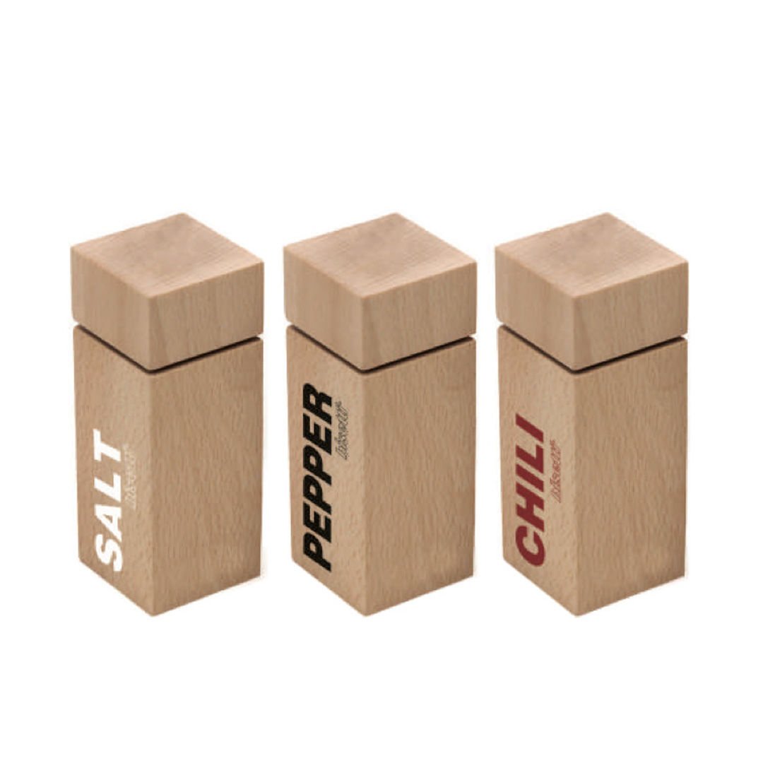 Bisetti Cortina Kare 12,5 cm Baharat Değirmeni
