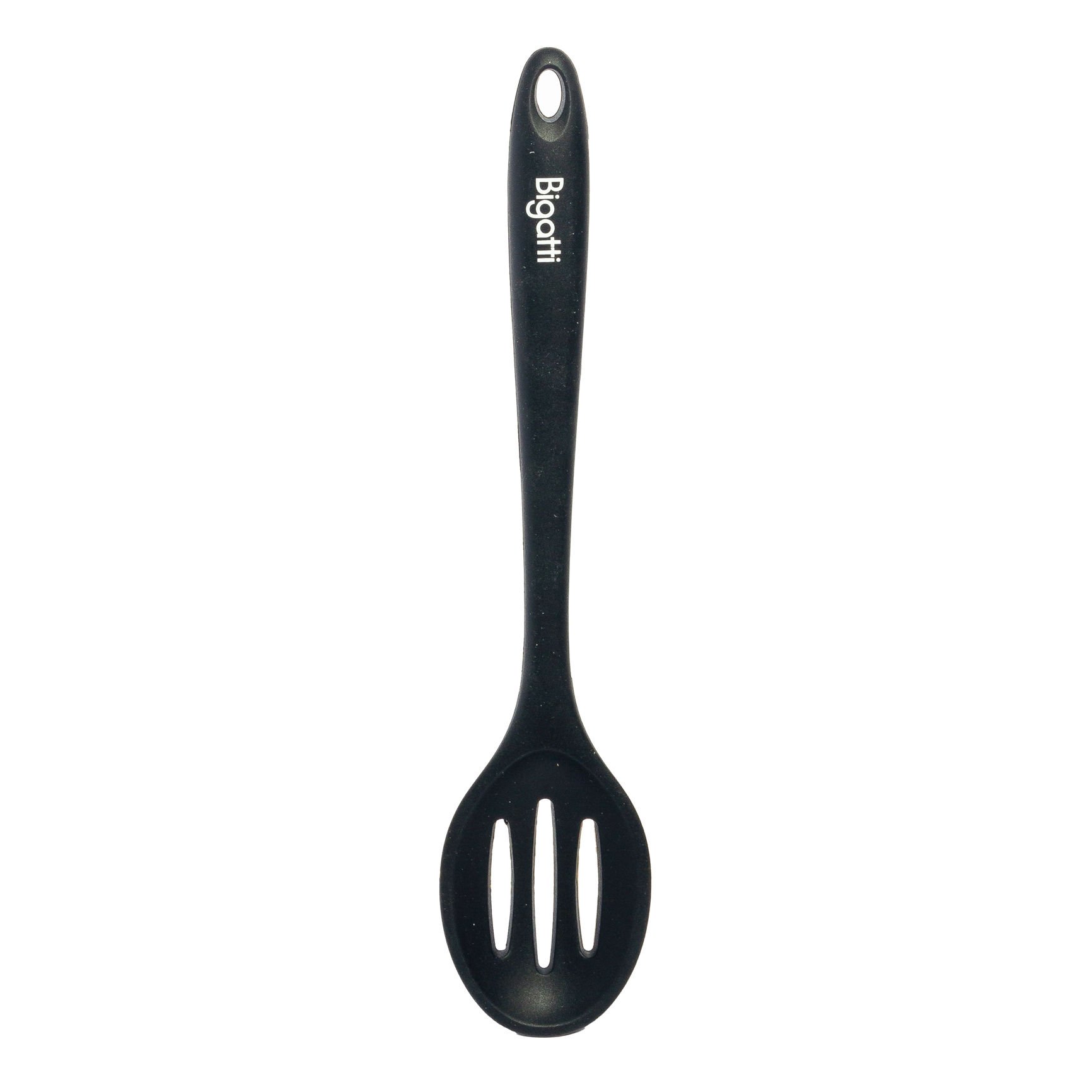 Bigatti 27 cm Siyah Delikli Kaşık