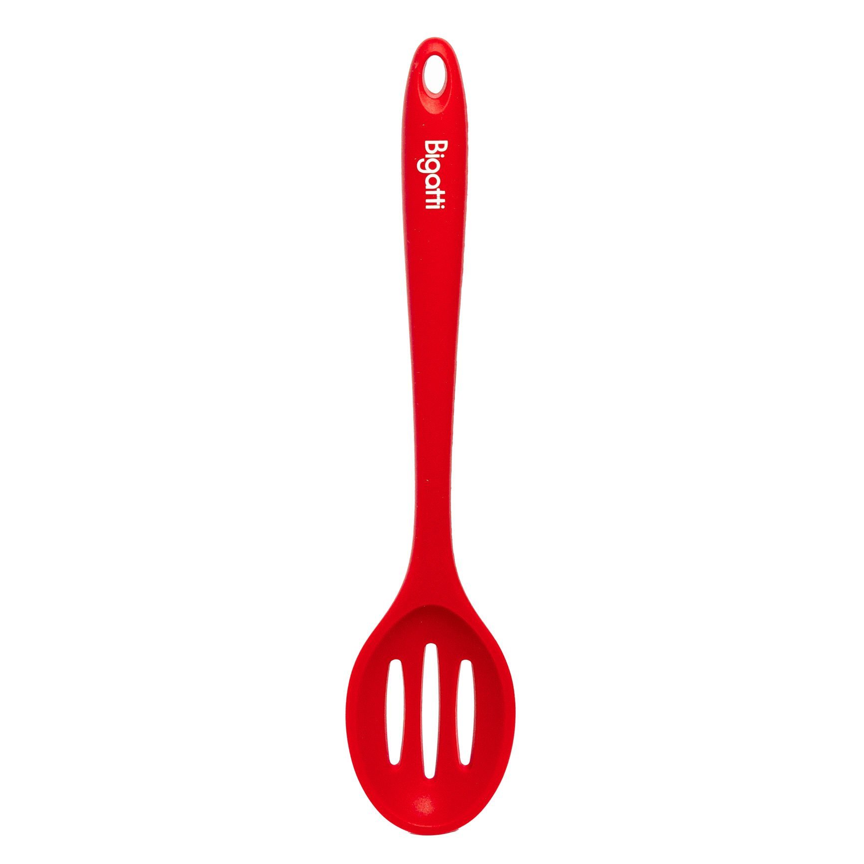 Bigatti 27 cm Kırmızı Delikli Kaşık