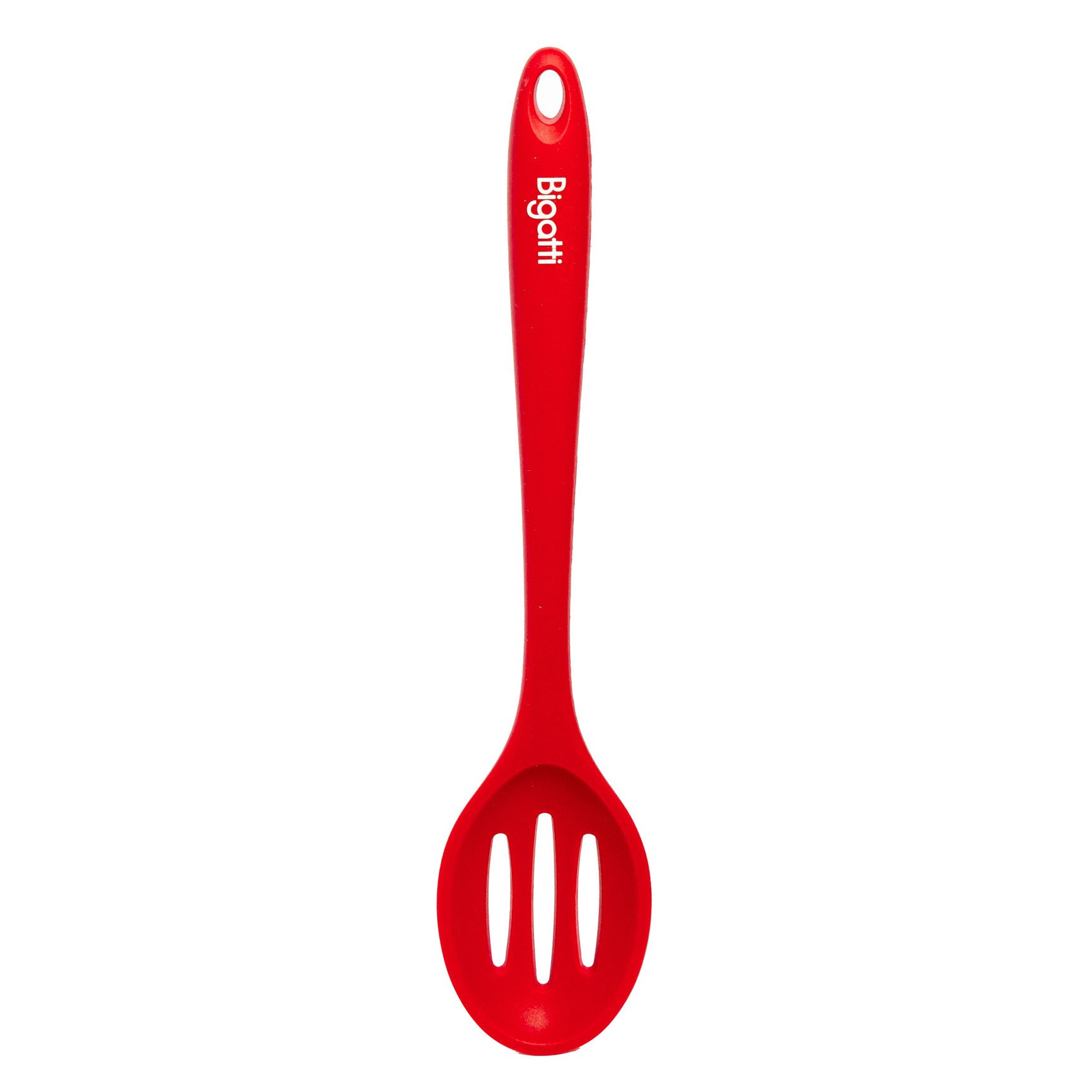 Bigatti 27 cm Kırmızı Delikli Kaşık