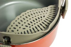 Bigatti 22 cm Gri Tencere Süzgeci