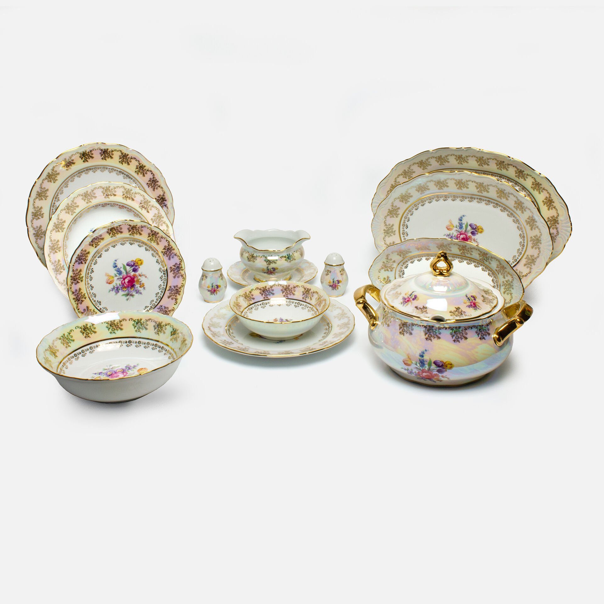 Thun Ophelia 586K Sedef 77 Parça Yemek Takımı